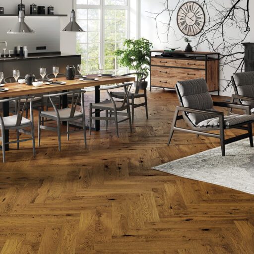 OAK BROWN SUGAR HERRINGBONE