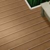 ⁦D1002-WPC DECKING ZY-D-008-TEAK⁩ - الصورة ⁦3⁩