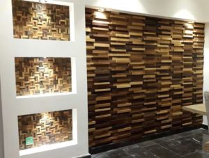 Wooden Flooring 3D Wooden Wall Clading Mineral Fiber Wall Cladding s Photos 13