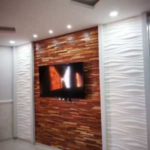 Wooden Flooring 3D Wooden Wall Clading Mineral Fiber Wall Cladding s Photos 14