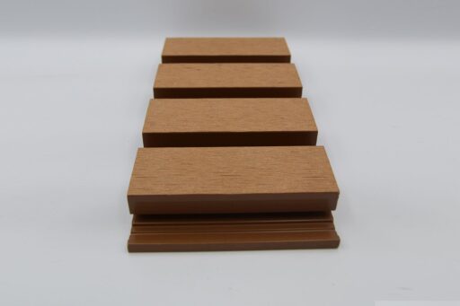 ⁦K2007 - WPC CLADDING ZY-W-006A-Teak⁩ - الصورة ⁦2⁩