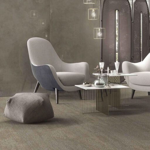 موكيت مكتبي Nature Life LX-05 من أرش ديكو بلون رمادي أنيق وأبعاد 500×500 ملم، مثالي للمكاتب